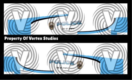 A Vortex Studios police livery design